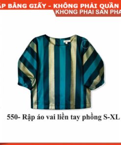 Rập giấy mã 550 - áo tay phồng