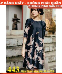 Rập giấy A0 mã 443 - rập đầm nữ