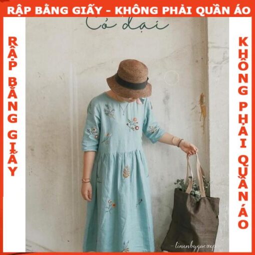 Rập giấy A0 mã 1268 - đầm babydol tay lỡ