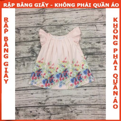 Rập giấy A0 mã R228 - Rập áo bé gái