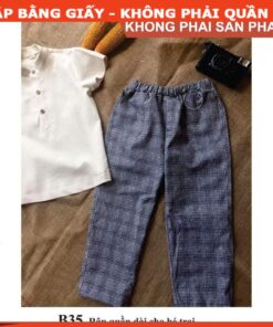 Alternative view of Rập giấy A0 quần dài bé trai mã B35
