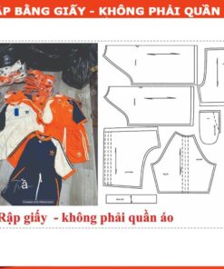 Rập giấy A0 bộ thun tay ragland mã 1689