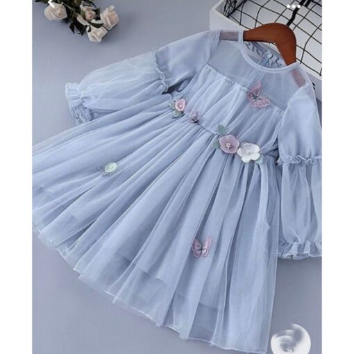 Rập giấy A0 đầm bé gái R465