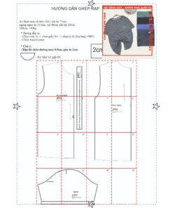 Alternative view of Rập giấy A0 áo thun cổ tròn nam mã B11