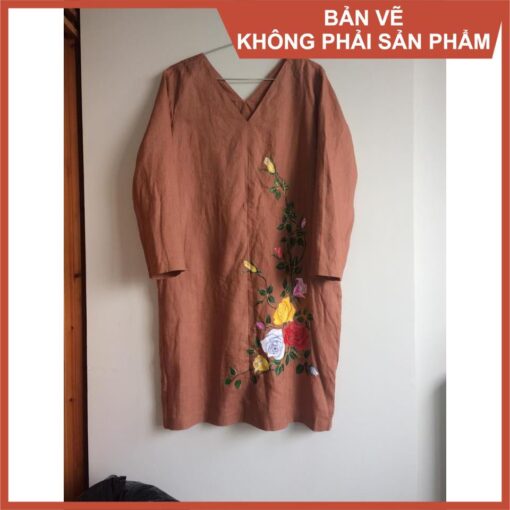 Rập giấy A0 mã 422 - Rập đầm suông - Hình ảnh 3