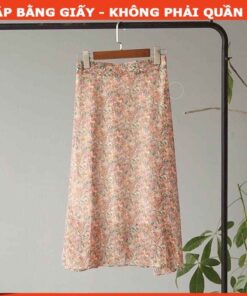 Rập  mã 960 - chân váy midi sau thun