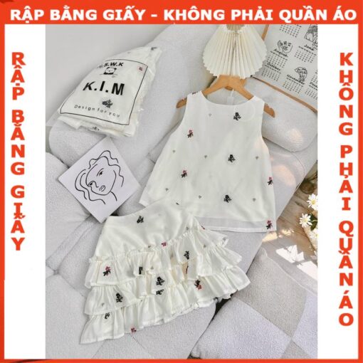 Rập giấy A0 mã 271 set váy A + áo