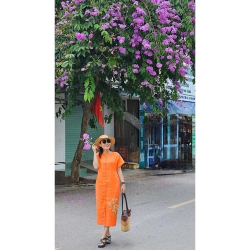 Rập giấy A0 mã 16 - rập đầm suông tay liền - Hình ảnh 5