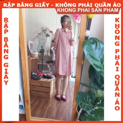 Rập giấy A0 mã 699 - Rập đầm sơ mi - Hình ảnh 3
