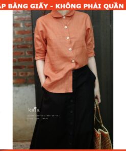 Rập giấy A0 sơ mi lá tròn tay lửng mã 1349