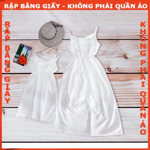 Rập giấy mã 495 - đầm maxi dây - Hình ảnh 4