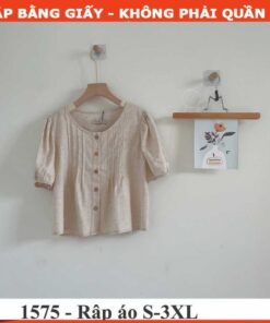 Rập giấy  A0 mã 1575 - áo croptop