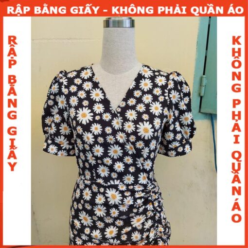 Rập đầm rút nhún tay phồng mã 1039 - Hình ảnh 4