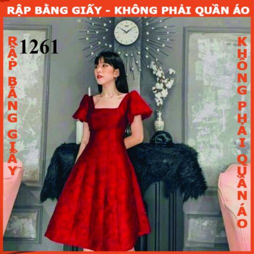 Rập giấy A0 mã 1261- rập đầm tay lồng đèn
