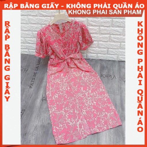 Rập giấy A0 đầm xoắn eo mã 754 - Hình ảnh 4