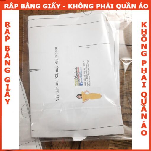 Rập  - đầm tay phồng mã 1115 - Hình ảnh 6