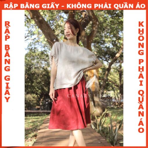 Rập giấy A0 may áo nữ mã 1659 - Hình ảnh 2