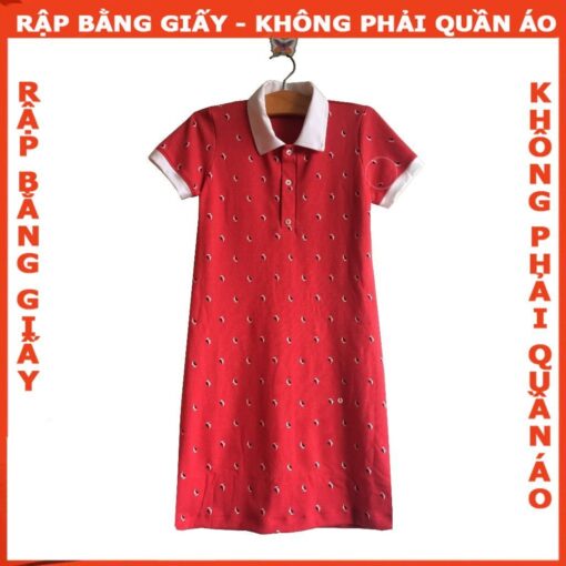 Rập giấy A0 mã 544 - đầm thun polo