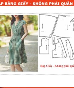 Rập giấy A0 may đầm nữ mã 142