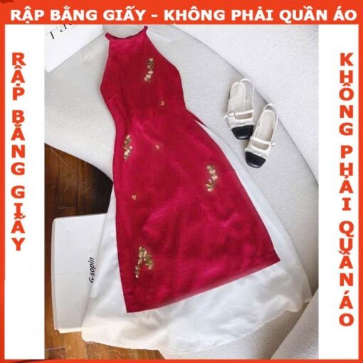 Rập giấy A0 áo dài yếm mã AD52