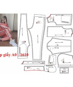 Alternative view of Rập giấy mã 1610 - bộ thể thao nữ