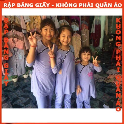 Rập giấy A0 mã R492 - may bộ đi chùa bé