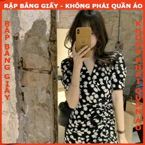 Rập đầm rút nhún tay phồng mã 1039 - Hình ảnh 6