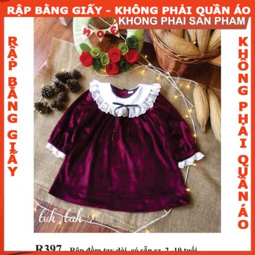 Rập giấy A0 mã R397 - rập đầm nữ