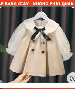 Rập giấy A0 đầm bé gái mã R440