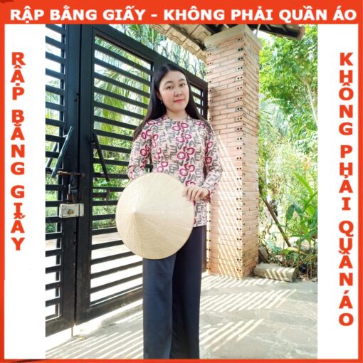 Rập giấy A0 bô bà ba cổ tròn mã AD35 - Hình ảnh 8