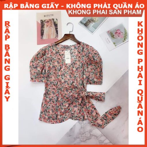 Rập giấy A0 áo tay phồng mã 985 - Hình ảnh 5