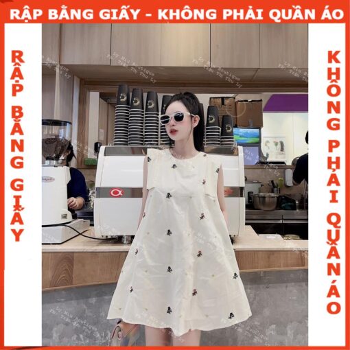 Rập giấy A0 mã 245 - đầm A xòe - Hình ảnh 2