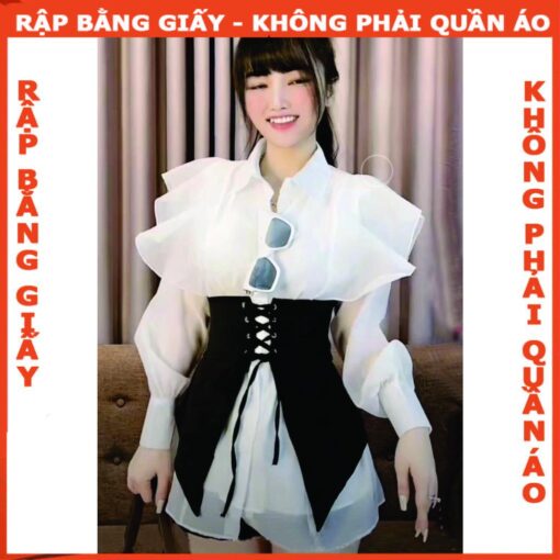 Rập giấy A0 mã 1447 - áo sơ mi