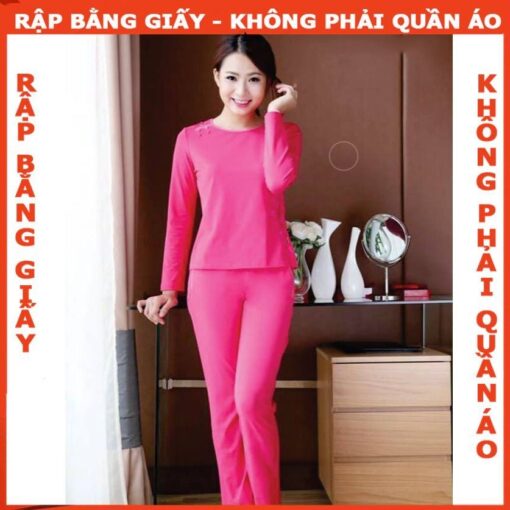 Rập giấy A0 bộ thun dài người lớn mã 189 (BẢN VẼ)