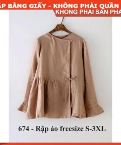 Rập giấy A0 mã 674 - áo dài tay