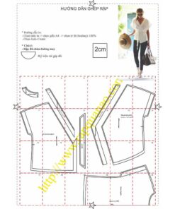 Alternative view of Rập giấy A0 áo tay liền mã 788