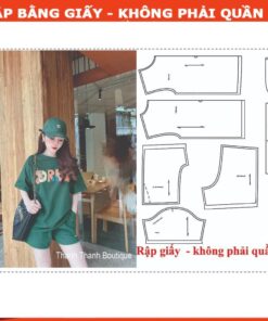 Rập giấy A0 may bộ thun nữ mã 305