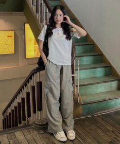 Alternative view of Rập giấy A0 mã 03  -quần suông túi hộp