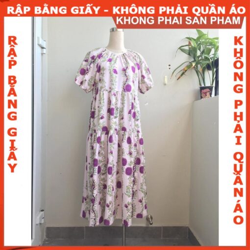 Rập giấy A0 đầm nữ mã 965 - Hình ảnh 5