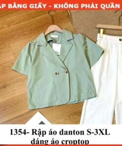Rập giấy A0 áo cổ danton mã 1354