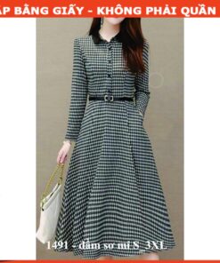 Rập giấy A0 đầm mã 1491 (BẢN VẼ)