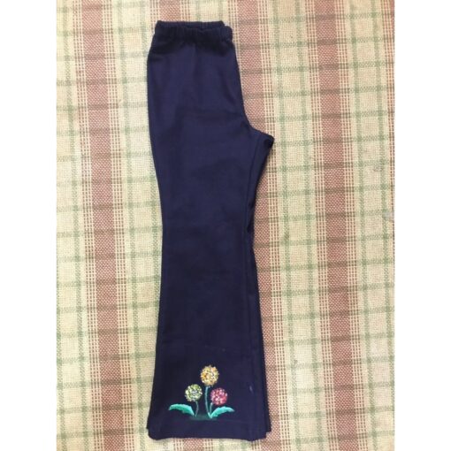 Rập mã 380 - quần loe dáng lửng cho vải thun mẹ bé - Hình ảnh 4
