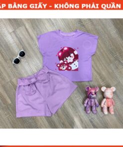 Rập giấy A0 bộ đùi áo thun croptop mã R15