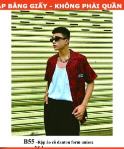 Rập giấy A0 mã B55 - áo danton unisex