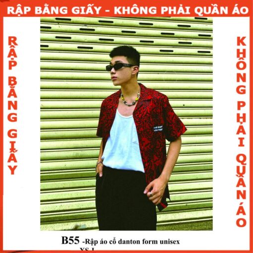 Rập giấy A0 mã B55 - áo danton unisex