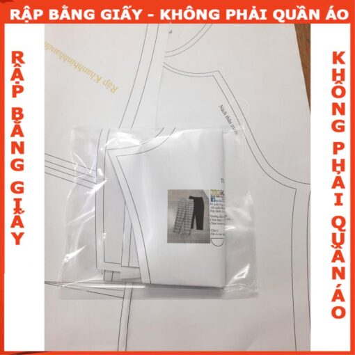 Rập giấy A0 mã R430 - bộ đùi bé - Hình ảnh 3
