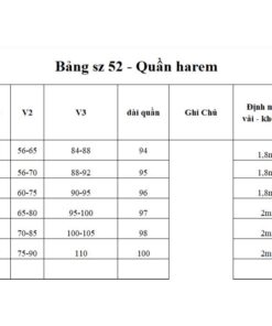 Alternative view of Rập Giấy A0 mã 52 - quần harem unisex