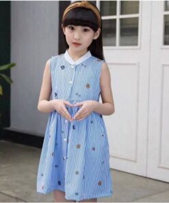 Alternative view of Rập giấy A0 mã R309 - đầm cổ chân cho bé