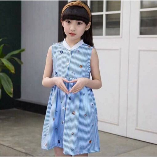 Rập giấy A0 mã R309 - đầm cổ chân cho bé - Hình ảnh 2