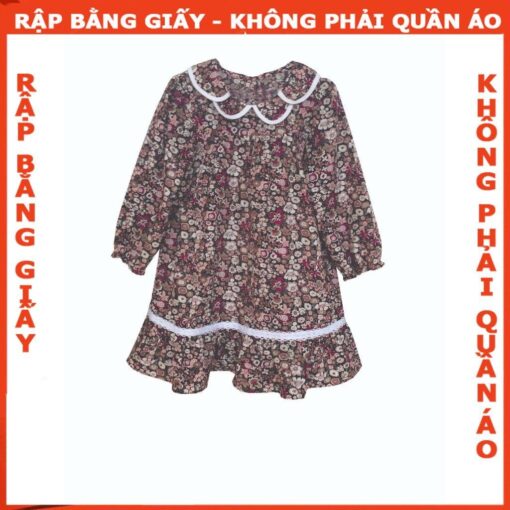 Rập giấy A0 mã R272 - đầm bé